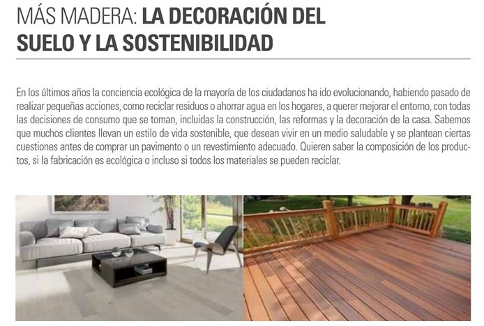El diseño también debe ser sostenible | Artículo Más Madera